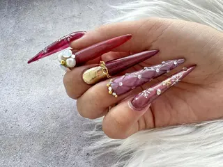 ネイル Miimo💅🏻 ほのか ·͜·♡のネイルデザイン