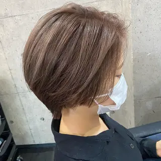 ショート カラー ⭕️ダメージレス特化 髪質改善🥇丸山憲人のヘアスタイル