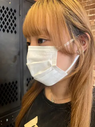 ロング カラー メンズ 久木原 ゆりのヘアスタイル