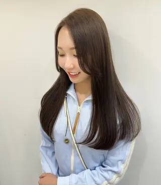 ロング 髪質改善×艶カラー / sayaka🤍のヘアスタイル