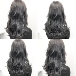 ロング ハイトーン×レイヤー カットTAKUMIのヘアスタイル