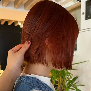 ショート カラー ボブハイトーン🦖 デザインMAMIのヘアスタイル