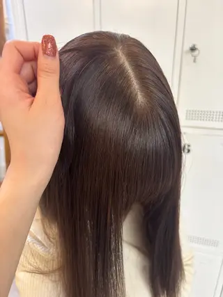 カラー ちはな‎🤍 ヘアセット／縮毛矯正のヘアスタイル