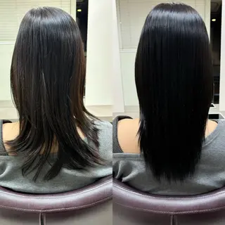 ミディアム GO TODAY SHAIRE SALON京都店所属・当日予約可/髪質改善 四条/オカジマのヘアスタイル