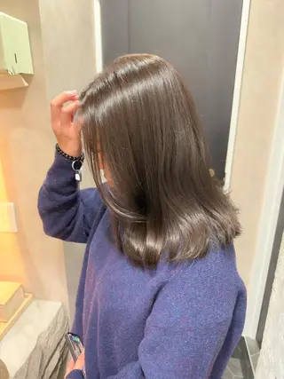ミディアム カラー 🪐レイヤー/抜け感 カラー/加野彩果🪐のヘアスタイル