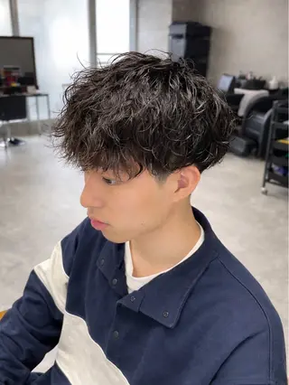 パーマ メンズ メンズモテパーマ💙 fuwaのヘアスタイル