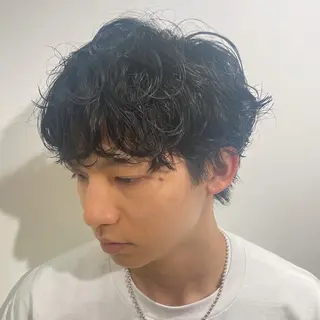 ショート パーマ メンズ 【吉祥寺】ショート/ レイヤーボブ/ryoのヘアスタイル