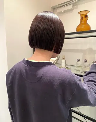 ショート rizu🤎/ ボブ /ブラウンカラーのヘアスタイル