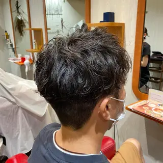 パーマ メンズ 木宮 美緒のヘアスタイル