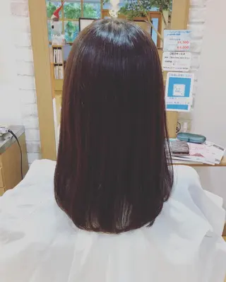 セミロング 小鹿理紗 和光市のヘアスタイル