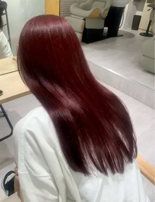 ロング ツヤカラー🤍 ARISAのヘアスタイル