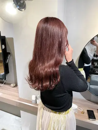 カラー 🎀西川芽依/ 暖色カラー🎀のヘアスタイル
