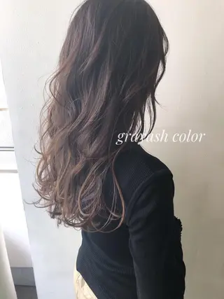 ロング ✨透明感ケアカラー✨ 長野ゆきなのヘアスタイル