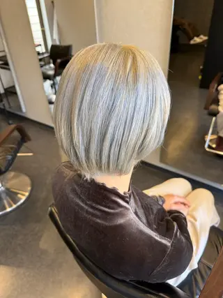 ショート 髪質改善⚡️カラー 🍀武久 誠🍀のヘアスタイル