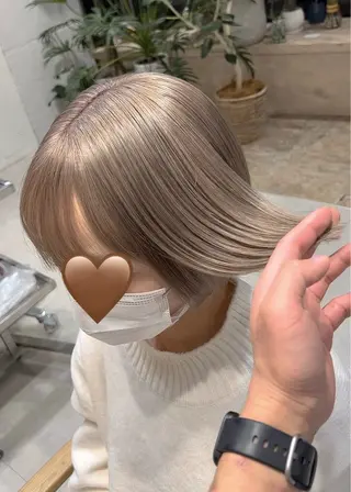 ショート カラー 🎨ハイトーン/ウル フ/ショート/大夢のヘアスタイル