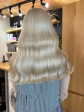 ロング カラー 🧸艶々韓国ヘア 🧁mizunaのヘアスタイル