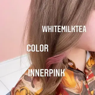 ショート カラー エクステ🩵ブリーチ 韓国ヘア🩵KAEのヘアスタイル