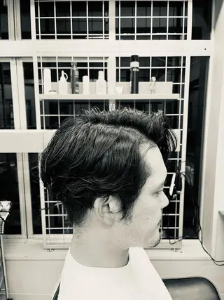 ショート パーマ メンズ 池袋メンズパーマ フェード純平のヘアスタイル