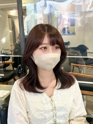 ミディアム 【韓国風くびれヘア】 joule小木曽輝のヘアスタイル