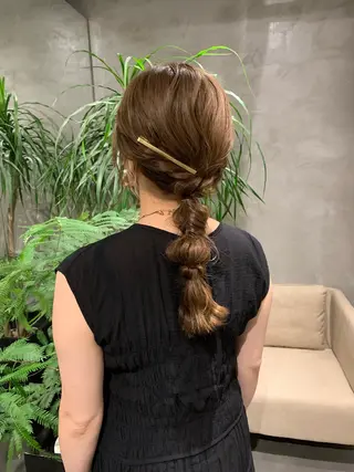 ヘアアレンジ one  chair natsumiのヘアスタイル