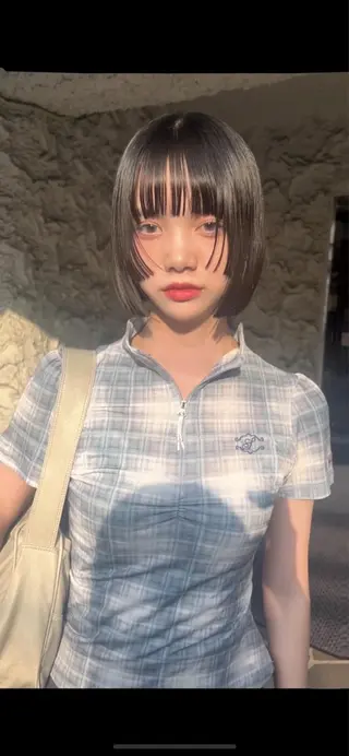 ショート ボブ/透明感カラー Fukaのヘアスタイル