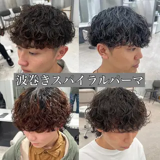 パーマ メンズ 🍐シャドウパーマ メンズ特化/守岡🍐のヘアスタイル