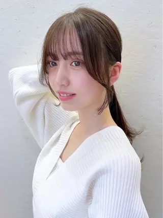 セミロング 韓国ヘア×髪質改善 /yoshikaのヘアスタイル