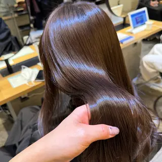 ロング カラー 💘韓国レイヤー上 品カラーruru💘のヘアスタイル