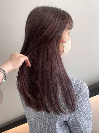 ロング カラー 【淡色color/ nail】maikoのネイルデザイン