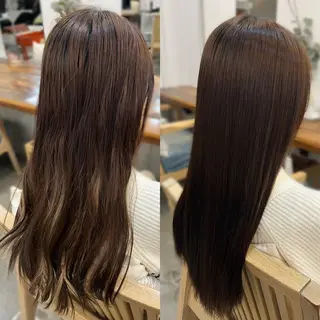 ロング hazuki🐈⬛ 透明感カラーのヘアスタイル