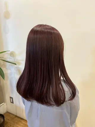 ロング 田中 結月のヘアスタイル