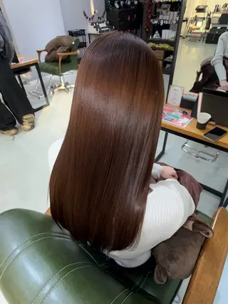 セミロング 小池 風賀のヘアスタイル