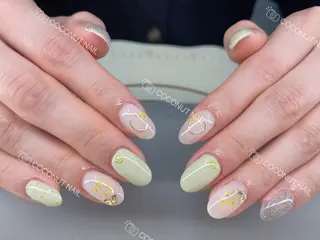 ネイル 神田 ココナッツのネイルデザイン