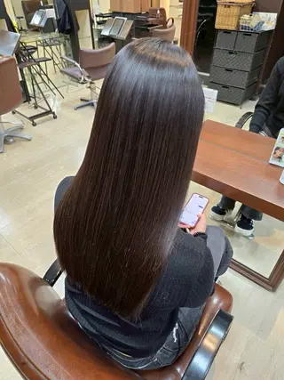 ロング 早﨑 映天のヘアスタイル