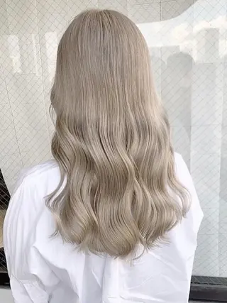 ロング カラー 江坂エリア最安値◎ ブリーチ*土田のヘアスタイル