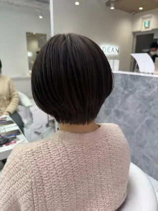 ショート マイ /暖色カラーのヘアスタイル