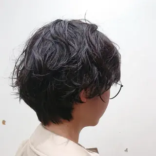 ショート パーマ 大人ショートのスペシ ャリスト✨️井上雄輝のヘアスタイル