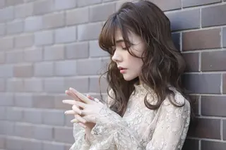 ロング カラー パーマ ヘアアレンジ メンズ キッズ ネイル マツエク・マツパ 新宿駅近♡友達とOK 🦋W -ワット -のヘアスタイル