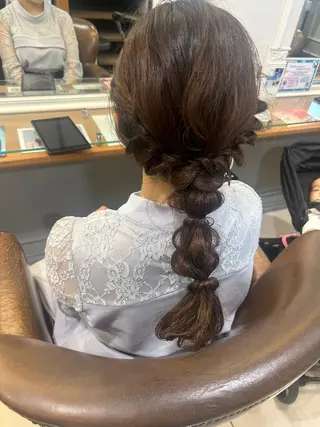 ヘアアレンジ 韓国ヘアー🇰🇷 MIWAのヘアスタイル