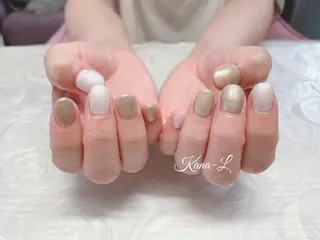 カラー ネイル 芦辺 香奈のネイルデザイン