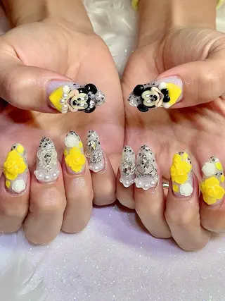 ネイル 3Dアートネイル💗 都築レナのネイルデザイン