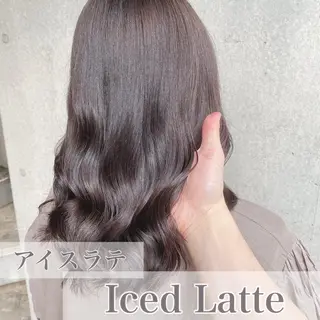 セミロング カラー ブリーチなし✨艶髪 カラー𓃲YAGIのヘアスタイル