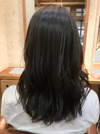 セミロング カラー ✨🌿大人可愛い愛さ れhair🌿✨松本のヘアスタイル
