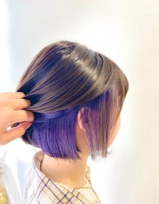 ショート カラー 東野 拓海のヘアスタイル