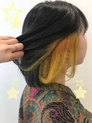 カラー EMANON新宿東口所属・新宿駅近♡個室 ♡関口三都季🌜のヘアスタイル