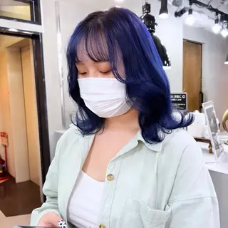 セミロング カラー 🌕PePe 菅 タイシ🌕のヘアスタイル