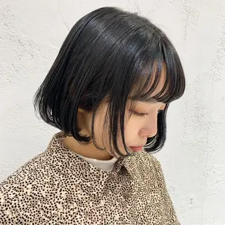 ショート カラー ヘアアレンジ 🫧透明感カラー/ ボブ/小笠原汐海🪽のヘアスタイル