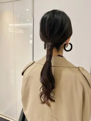 ロング マンツーマン施術🫧 アレンジ/RINAのヘアスタイル