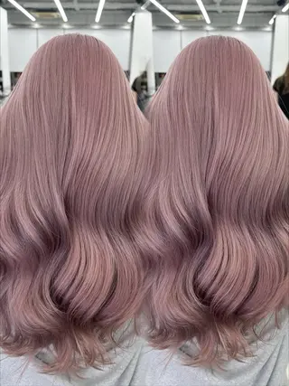 ロング カラー ヘアアレンジ 原宿ハイトーンカラー 🌼みるい🌼のヘアスタイル