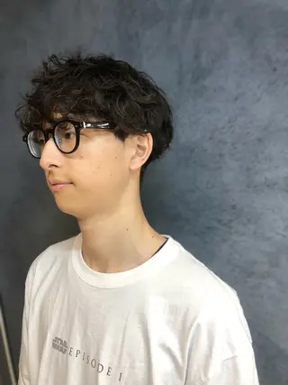 パーマ ヘアアレンジ メンズ メンズ特化✂️栗原 侑也のヘアスタイル